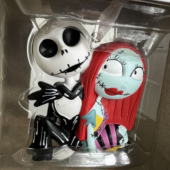 Hallmark Christmas Ornament Disney Nightmare Before Christmas Jack & Sally New - Picture 7 of 12